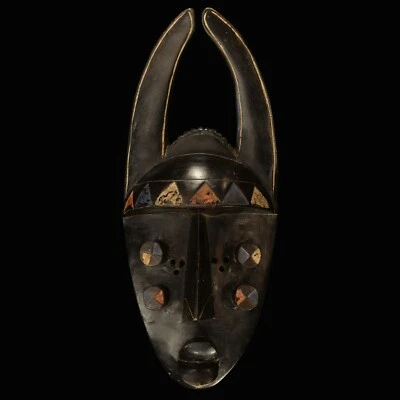 Máscara de batalla Grebo africana 55 Foto 1 de 4