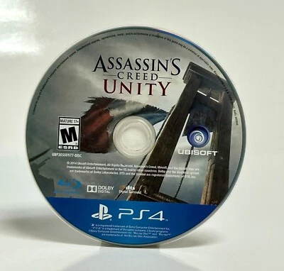 Assassins Creed: Unity (PlayStation 4 PS4) - DISC ONLY Tested Works - Image 1 of 2