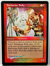 Magic-mtg-barbarian bully foil judgment-common-creature-nm
