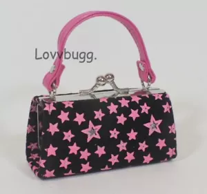 Pink Stars Purse for American Girl Doll Accessory FREE PHONE & FREESHIP ADDONS! - Picture 1 of 7