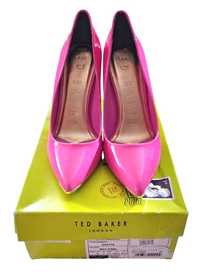 Ted Baker London Izbell насос с заостренным носком ярко-розовый размер 40 ЕС - Изображение 1 из 4