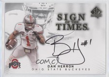 2012 SP Authentic Sign of the Times Daniel Herron Dan #ST-DH Rookie Auto RC