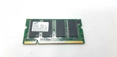 Memoria RAM para portátil Samsung 256 MB PC2100 DDR-226 266 MHz M470L3224DT0-CB0 Foto 1 de 2
