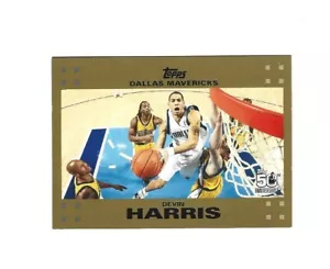 2007-08 Topps Gold #52 Devin Harris/Dallas Mavericks 2007 - Imagen 1 de 2