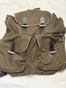 Mochila Bolso para Caza, Tiro, Pesca y Exterior Hecho de Lana y Cuero - Imagen 1 de 8