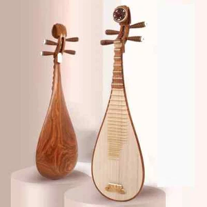 Professionelle Lute Chinesischen Traditionellen Lute Pipa 4-Saiten  - Picture 1 of 12