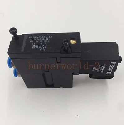 FESTO M2.184.1111 160240 MEBH-4/2-QS-4-SA Solenoid Valve Heidelberg Machine part - Image 1 of 4