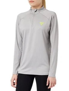 hummel Hmlgg12 Training 1/2 Zip Sweat Woman Maglia di Tuta, Grigio-Alloy, S Donn - Foto 1 di 9