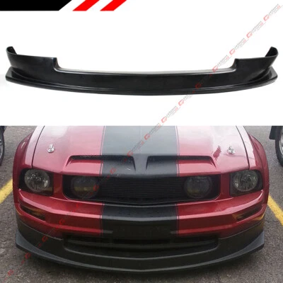 FOR 2005-2009 FORD MUSTANG S-197 V6 FRONT BUMPER LIP SPOILER SPLITTER BODY KIT - Image 1 of 4