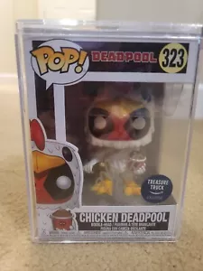 Figura de vinilo Funko Pop Marvel #323 pollo Deadpool Amazon Ex. Firmado por Mike Be - Imagen 1 de 3