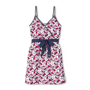 Vestido envolvente pequeño Vineyard Vines Target para mujer hibisco ballena con tiras cuello en V - Imagen 1 de 3