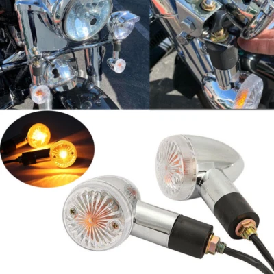 Luz indicadora intermitente bala señales de giro para motocicleta Yamaha V Star XV 1100 Foto 1 de 4