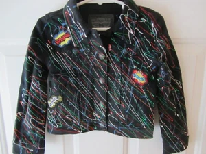 Boys black Denim jacket, coat, size 3T, Levis Strauss & co.  - Picture 1 of 10