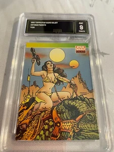 PRINCESS LEIA ESTOBAN MAROTO 1993 STAR WARS GALAXY # 108 GRADED 9 L@@@K - Picture 1 of 2