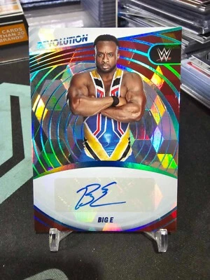 2023 Panini WWE Revolution Big E Autographs AG-BGE Cubic 46/49! - Image 1 of 4