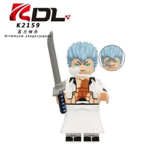 2 inch Custom Bleach Grimmjow Jaegerjaquez Minifigure with Sword , New/Mint - Picture 1 of 2
