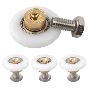 4 Stück Duschtürrollen 20mm Duschtürrollen Duschkabine Rollen,Ersatzteile Duschk - Bild 1 von 6