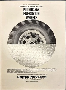 United Nuclear Corp Nuclear Reactor Technology Vintage Print Ad 1962 - Picture 1 of 6