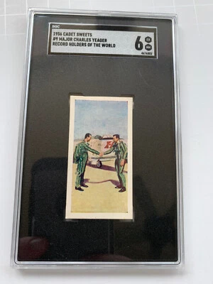 1956 Charles Yeager Cadet Sweets Record Holders of the World “Rare” SGC - Image 1 of 2