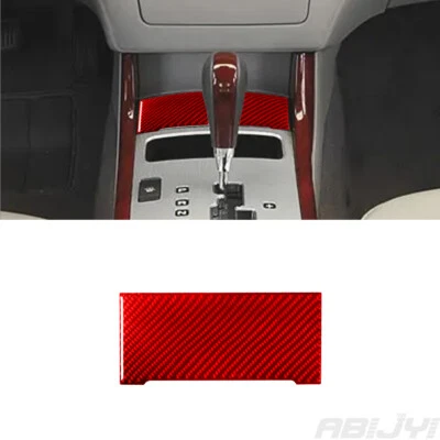 Cubierta de cenicero interior de fibra de carbono rojo para Hyundai Azera Foto 1 de 4