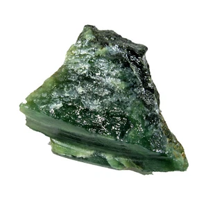 Awesome 157.00Ct. Natural Rough Shaped 100% Real & Pure Green Serpentine CH 6901 - Picture 1 of 3