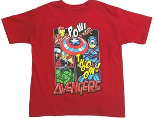 Marvel Little Boy's Avengers POW, THOOM! T-Shirt Tee Shirt - NWT - Picture 1 of 1