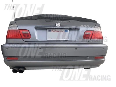 Alerón trasero de fibra de carbono para BMW E46 1998-2006 serie 3 M3 cupé tipo E Foto 1 de 4