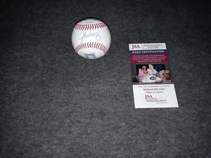 John Smoltz Signed Hall Of Fame Baseball Jsa Atlanta Braves Romlb - Picture 1 of 1