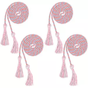 ® Pack of 4 Graduation Honor Braided Cords with Sewing Tassels Polyester Yarn... - Picture 1 of 6