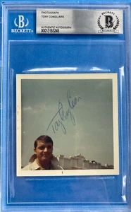 Tony Conigliaro Boston Red Sox Signed Candid Head Shot Photo  BAS Beckett COA - Picture 1 of 4