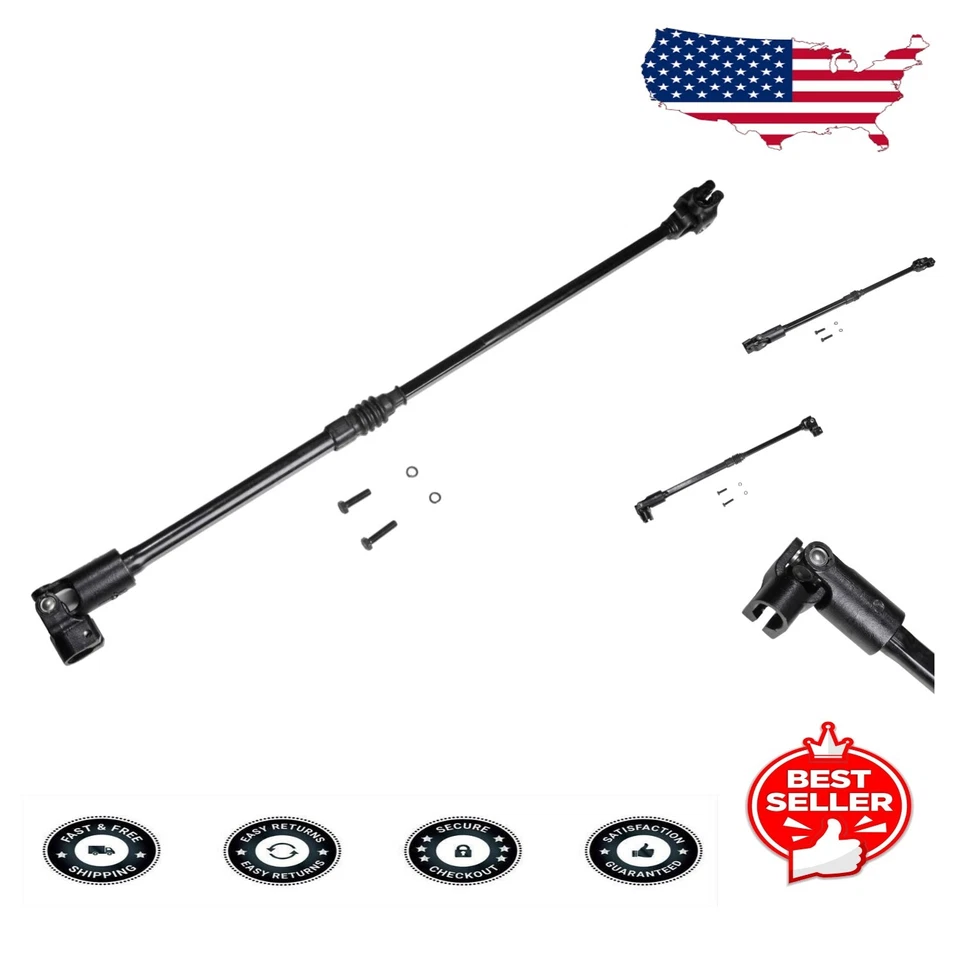 Precision Steering Shaft w/U Joint for 1987-1995 Jeep Wrangler - Durable Design - Imagem 1 de 4