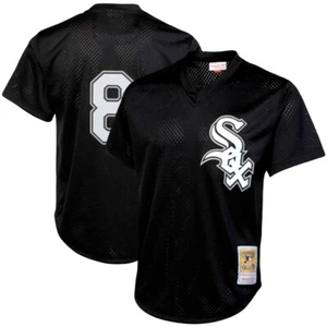Bo Jackson Large 1993 Retro Mesh BP Black Jersey Chicago White Sox Mitchell Ness - Bild 1 von 12
