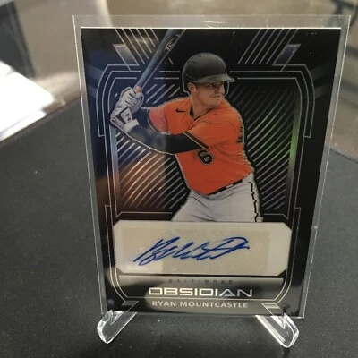 Ryan Mountcastle 2021 Panini Chronicles Obsidian Autograph Card  - Image 1 of 2