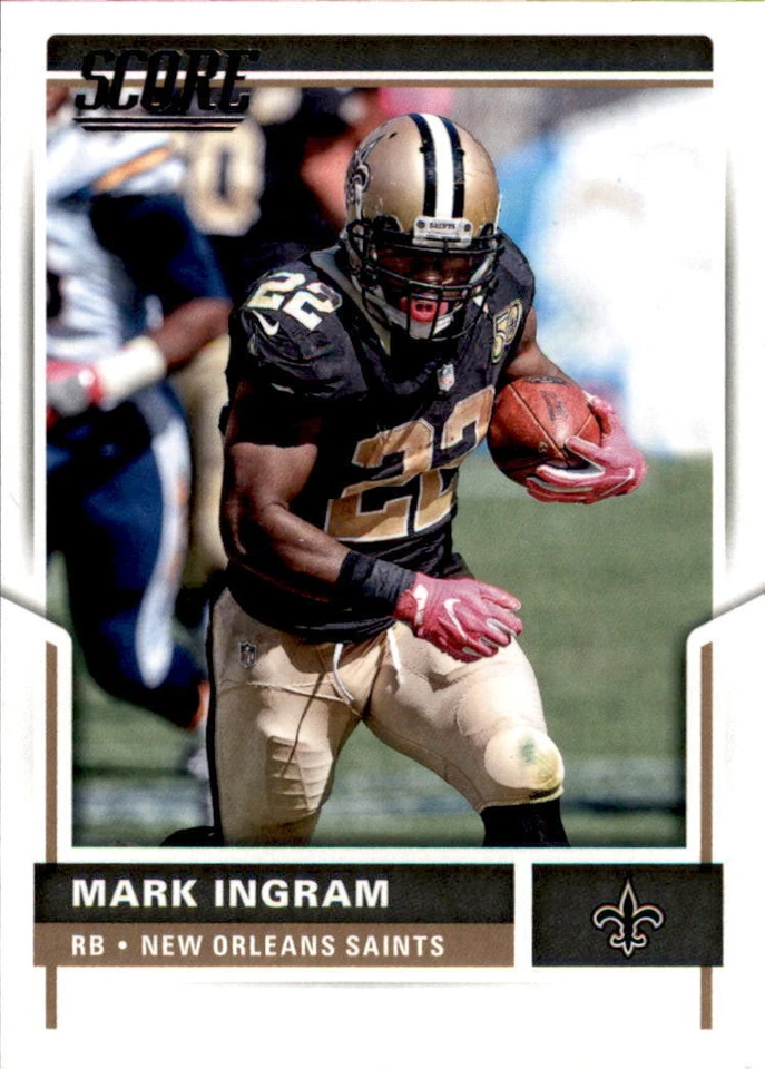2017 Score Football Base Singles #301-400 (Pick Your Cards) - Image 1 of 1