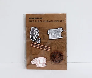 Starbucks Pike Place Enamel Pin Set - Bild 1 von 3