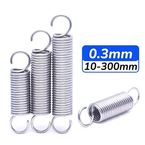 0.3mm Wire Dia Extansion Spring Tension Expension Extending Expanding Springs - Picture 1 of 5