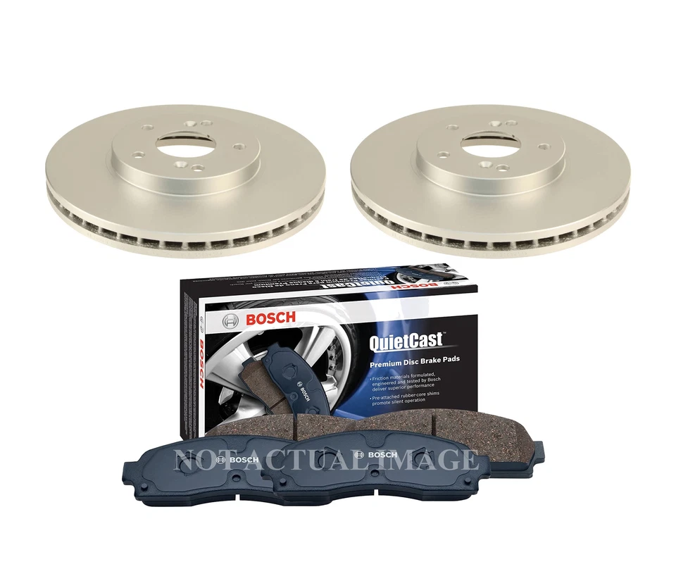Kit de frenos delanteros Bosch ventilados 299 mm rotores de disco y pastillas de cerámica para Acura MDX A/T Foto 1 de 1