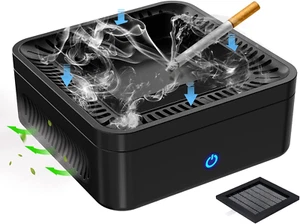 Multifunctional Smokeless Ashtray for Cigarette Smoker, USB Rechargeable Smoke G - Picture 1 of 6