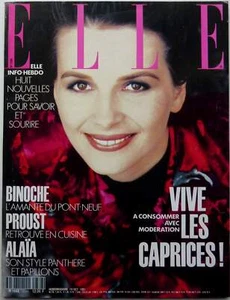 *French ELLE #2388/1991: JULIETTE BINOCHE_MARIA CALLAS_AZZEDINE ALAÏA_ADJANI - Bild 1 von 8