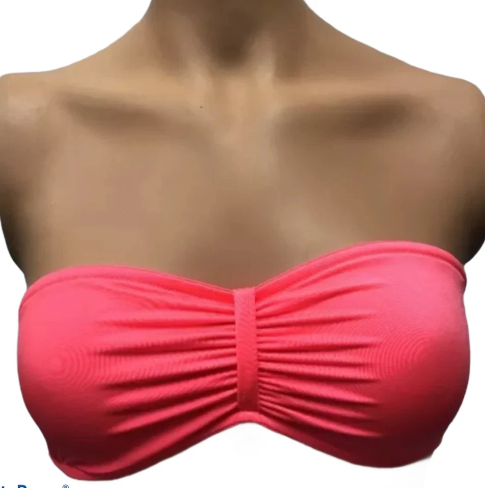 Victoria's Secret Very Bandeau Bra Size Medium Neon Orange