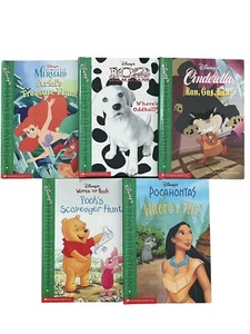 Disney’s First Readers Level 1 Hardback Book Lot X5 Scholastic - Picture 1 of 5