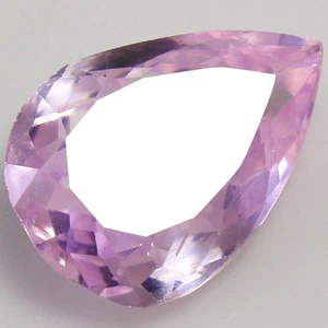 Piedra preciosa natural sin calentar pera morganita rosa Brasil certificado 9,40 quilates 16x11 mm - Imagen 1 de 6