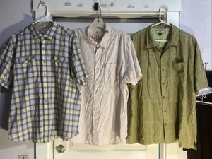 Paket 3 XL TOMMY BAHAMA Relax Hemden - 100% Seide, 100% Leinen & Baumwollmischung - Bild 1 von 12