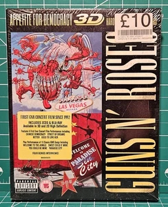 Guns 'N' Roses Appetite For Democracy 3D CD Blu-ray Brand New Sealed Region Free - Picture 1 of 6