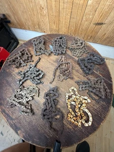 Mixed Bundle BMX Chains Used *Please Read* x11 Chains Full Speed BMX / MTB/ Boys - Picture 1 of 9