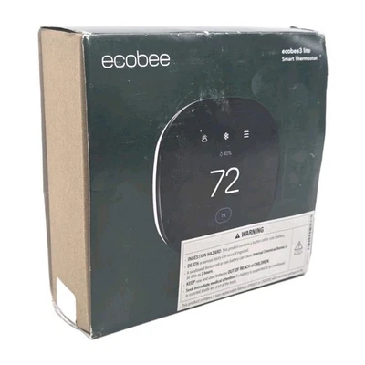 ecobee3 lite Smart Thermostat - Black (EB-STATE3LT-02) New Open Box Free Ship - Image 1 of 4