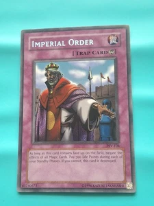 Yugioh - Imperial Order Secret Rare Unlimited Ed. PSV-104 MP - Picture 1 of 2