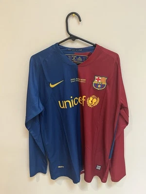 Messi Barcelona 2011/12 Jersey Size XL UCL Final BNWOT long Sleeve Edition - image 1 of 4