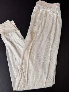 Thermasilk By Terramar Pants Adult M Base Layer Ivory 100% Pure Filament Silk - Picture 1 of 11