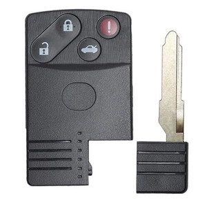 Sleek Key Fob Replacement Case for Mazda 5 6 CX7 CX9 RX8 4 Button - Picture 1 of 10